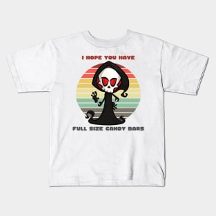 Sunset Reaper / I Hope You Have Full Size Candy Bars Kids T-Shirt